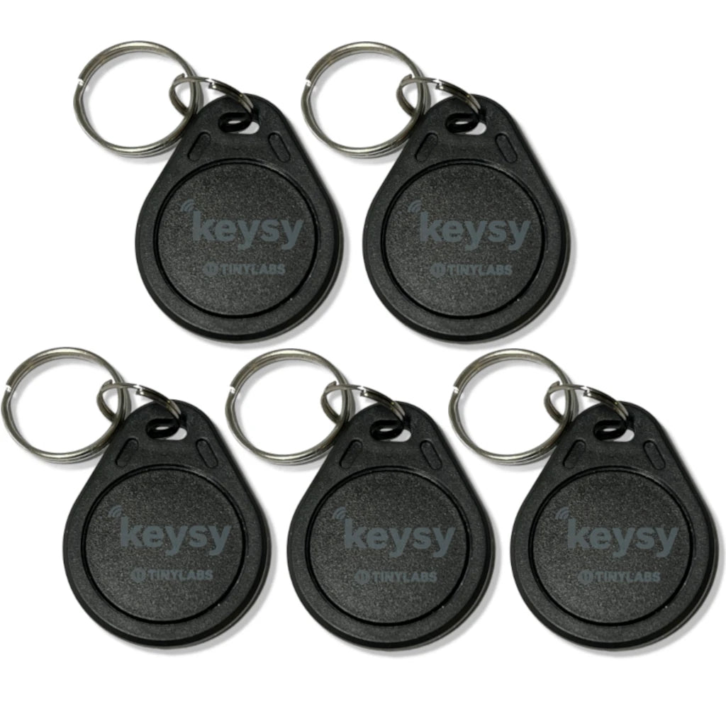 Keysy Rewritable Key fobs (5-pack)